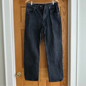 Vintage Wrangler Relaxed Fit Jeans — Black, Size 33 x 32
